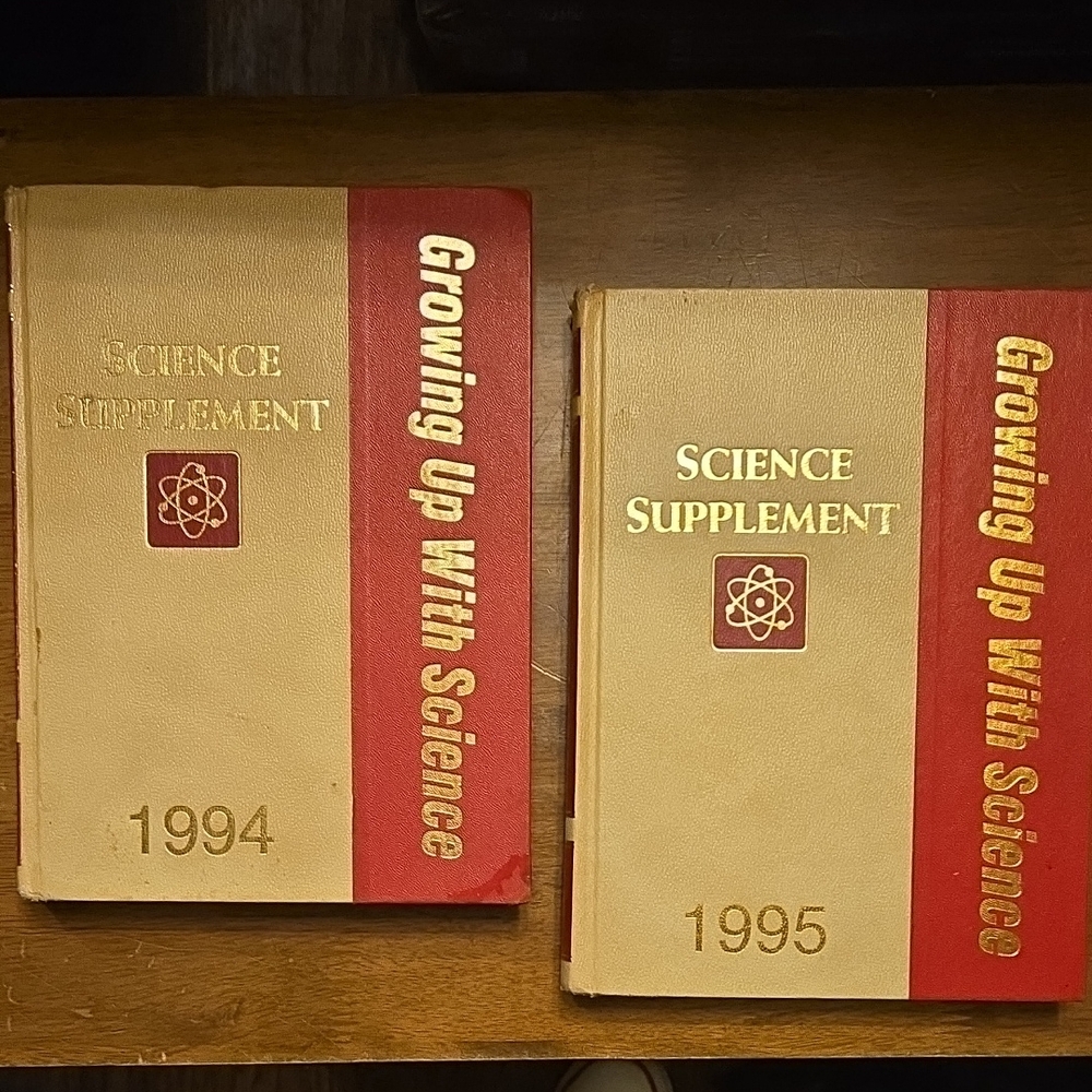 Growing Up With Science Supplement Books 1994 & 1995